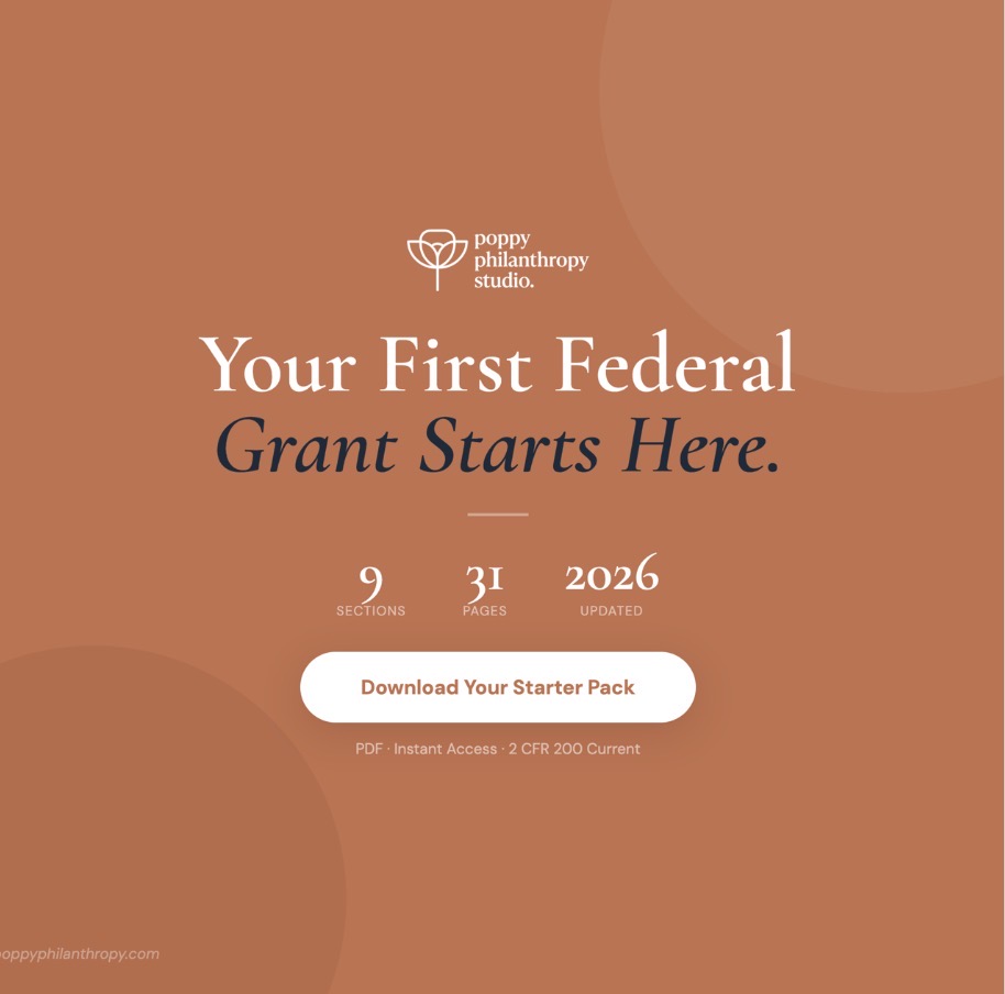 Your First Federal Grant Starts Here