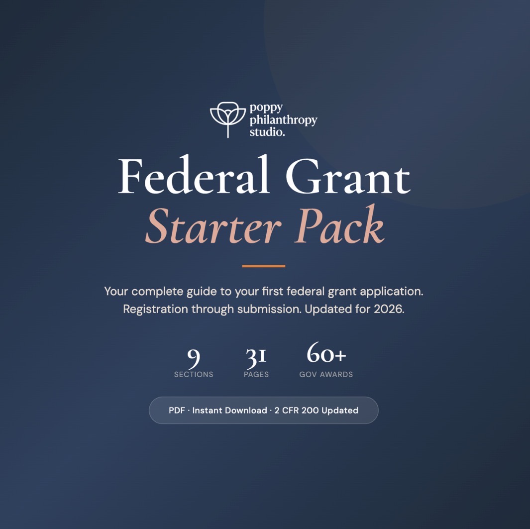 Federal Grant Application Starter Pack