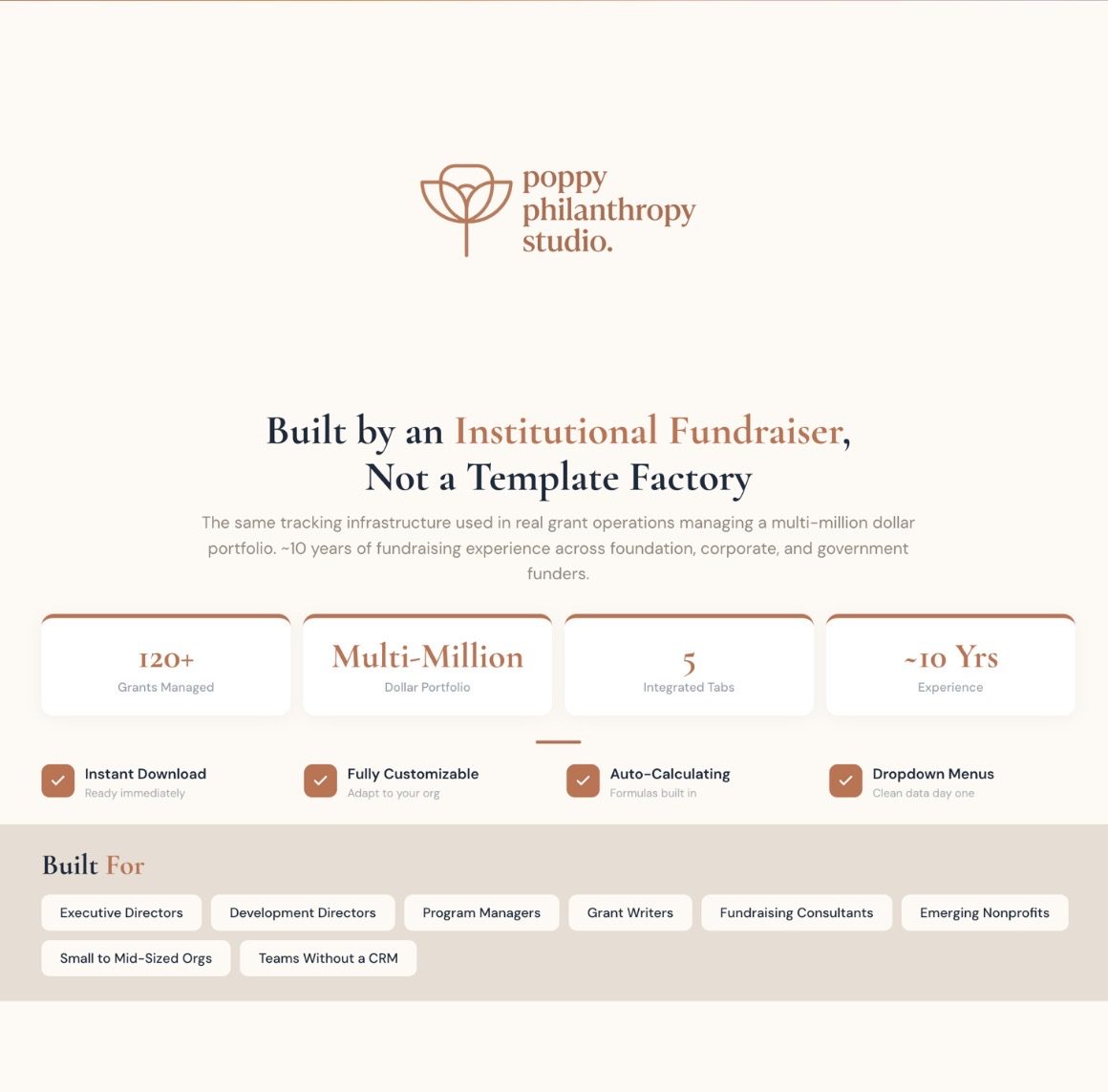 Grant Tracker Built by an Institutional Fundraiser